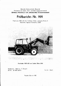 Frontlader ND 5-032 (für Zetor-Traktoren)