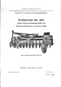 Anbau-Scheibenschälpflug PD 180