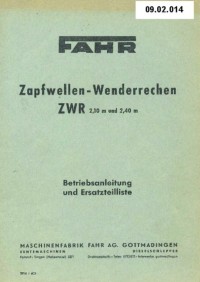 Zapfwellen-Wenderrechen ZWR