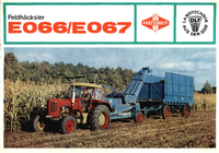 Traktorgebundener Feldhäcksler E 066 und E 067