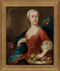 Tiberius Dominikus Wocher: Bildnis der Baronesse Anna B. von Beroldingen