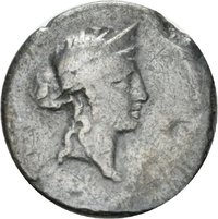 Denar des M. Aemilius Lepidus mit Darstellung eines Reiters