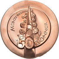 Medaille von Victor Huster auf 50 Jahre Bonner Münzfreunde