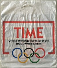 Einkaufstüte „Time … 1992 Olympic Games“