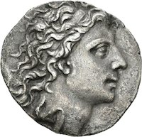Tetradrachme des Mithridates VI. Eupator von Pontos
