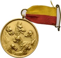 Medaille auf die Hundeausstellung in Herrenberg 1961