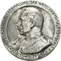 Erinnerungs-Medaille auf die Herbstwanderversammlung der nationalen Partei Göppingen