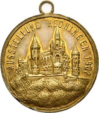 Medaille auf die Ausstellung Hechingen 1907