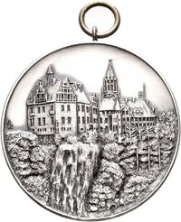 Medaille auf das 100-jährige Jubiläum der Stadtkapelle Sigmaringen 1954