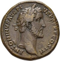 Sesterz des Antoninus Pius aus Bad Cannstatt
