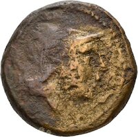 Semis aus Uxentum (Apulien) mit Darstellung der Athena