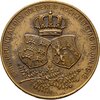 Medaille auf die Goldene Hochzeit von Herzog Philipp und Herzogin Marie Therese von Württemberg