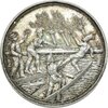 Medaille von Adolf Schwerdt auf das Fischerstechen in Ulm 1890