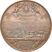 Medaille der Stadt Stuttgart zum 25-jährigen Regierungsjubiläum 1889