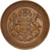 Medaille auf den Besuch König Wilhelms II. von Württemberg in der Prägeanstalt Mayer & Wilhelm