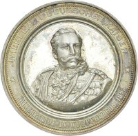 Medaille von Hermann Dürrich auf die Kaiserparade in Cannstatt 1893