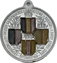 Medaille von Lauer auf die Kaisermanöver 1909