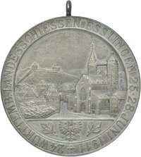 Medaille von Mayer & Wilhelm auf das 24. württembergische Landesschießen 1911 in Esslingen