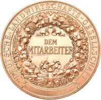 Große Preismedaille für Mitarbeiter der Deutschen Landwirtschafts-Gesellschaft o.J (ca. 1887)