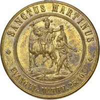Medaille von Mayer & Wilhelm auf das 800-jährige Jubiläum der St.-Martinskirche in Sindelfingen
