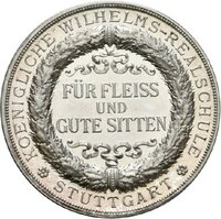 Preismedaille der Realschule Stuttgart (1897-1914)