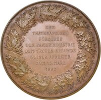 Medaille von Karl Schwenzer auf Albert Niethammer