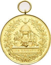 Große Medaille für Kunst und Wissenschaft (verliehen von 1895 bis 1918)