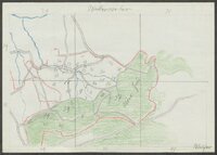 4 Fragebogen und Karte Oberweissach, mit Kammerhof und Wattenweiler, OA Backnang