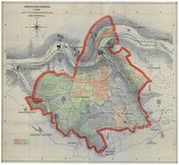Fragebogen und Karte Niedernhall und Hermersberg, OA Künzelsau