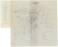 Fragebogen und Karte Waldenburg, OA Öhringen