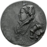 Medaille auf Isabella Mariani Carcass