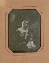 Daguerrotypie mit dem Bildnis einer Dame