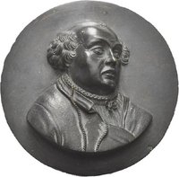 Bronzeplakette von Georg Schweigger auf Paracelsus