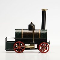 Lokomotive aus der Mitte des 19. Jahrhunderts