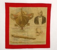 Taschentuch mit Zeppelinmotiven
