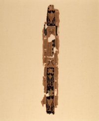 Fragment eines Clavus mit floralem Dekor