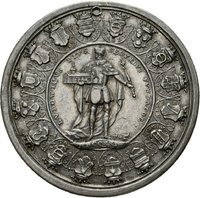 Sedisvakanz-Medaille des Bistums Hildesheim, 1724