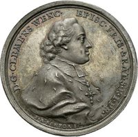 Medaille des Clemens Wenzeslaus Herzog von Sachsen auf seine Wahl zum Koadjutor des Hochstifts Augsburg, 1765