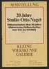 Ausstellungswerbung: "20 Jahre Studio ‚Otto Nagel‘. Dokumentation über 20 Jahre bildnerisches Volksschaffen" von 04.10. bis 04.11.1983