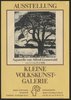 Ausstellungswerbung: "Aquarelle von Alfred Grunewald" von 05.04. bis 29.04.1988