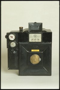Sonderausstellung "Feuer und Flamme" von 1997; Gasmessgerät von 1914