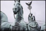 Wiederaufbau der Quadriga auf dem Brandenburger Tor, Detailaufnahme