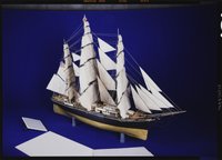 Vollmodell des amerikanischen Klipperschiffs ""Young America"", 1853, Maßstab 1:50