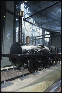 Modell der Eisenbahn "Adler"