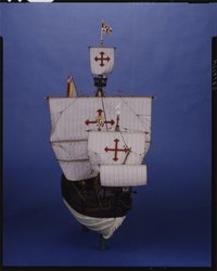 Vollmodell einer spanischen Nao von 1492