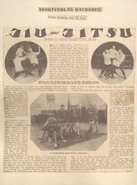 Album Erich Rahn; Zeitungsartikel über Jiu Jitsu