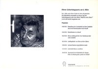 Flyer zum Klara-Franke-Tag 1996