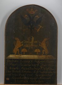 Schild der Brandenburger Tuchscherer