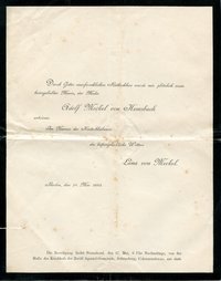 L. Meckel an Dobert, 24.05.1893