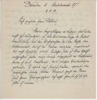 C. Rittberg an Dobert, 08.04.1914